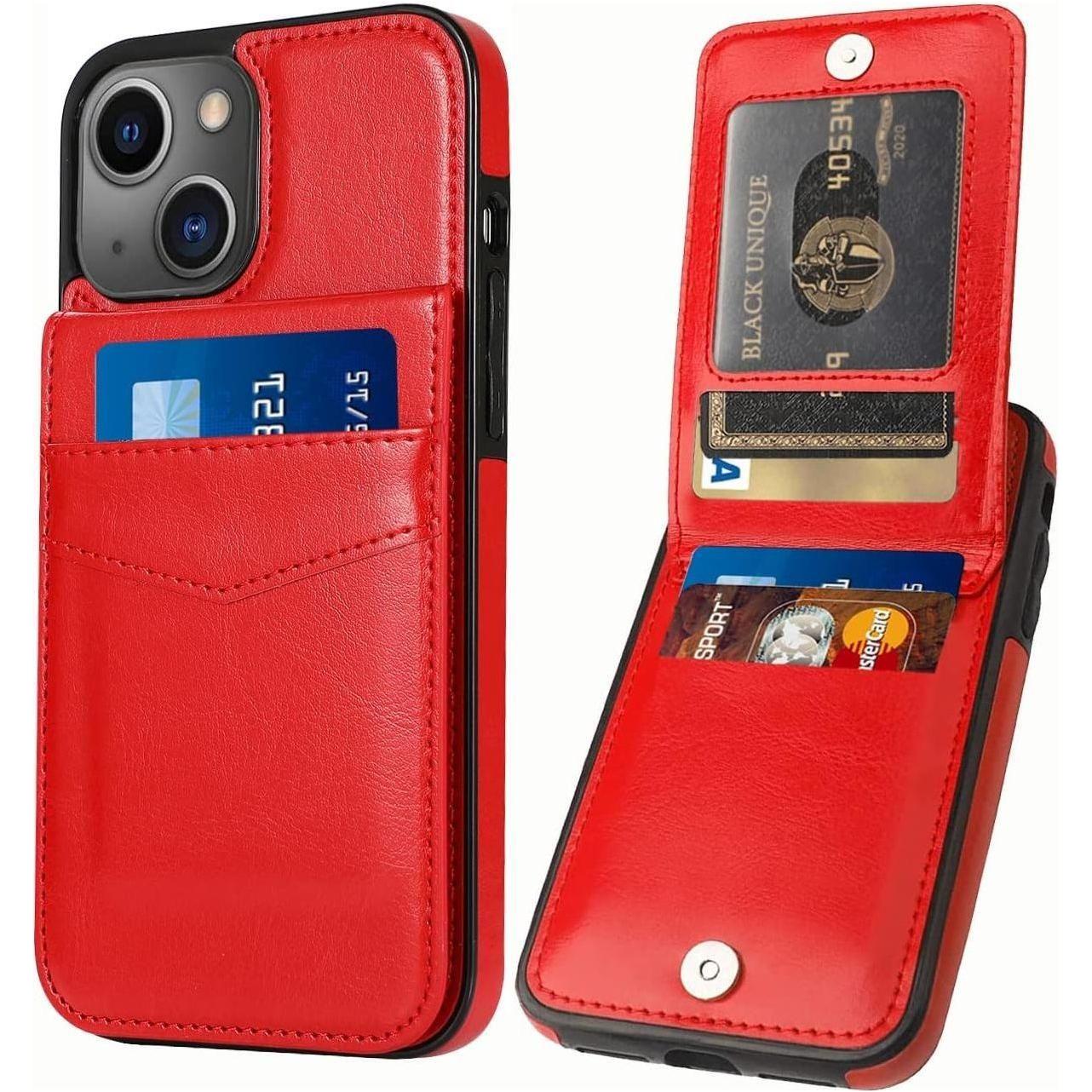 iPhone 15 / 14 / 13 / 16e - 5P Wallet Case