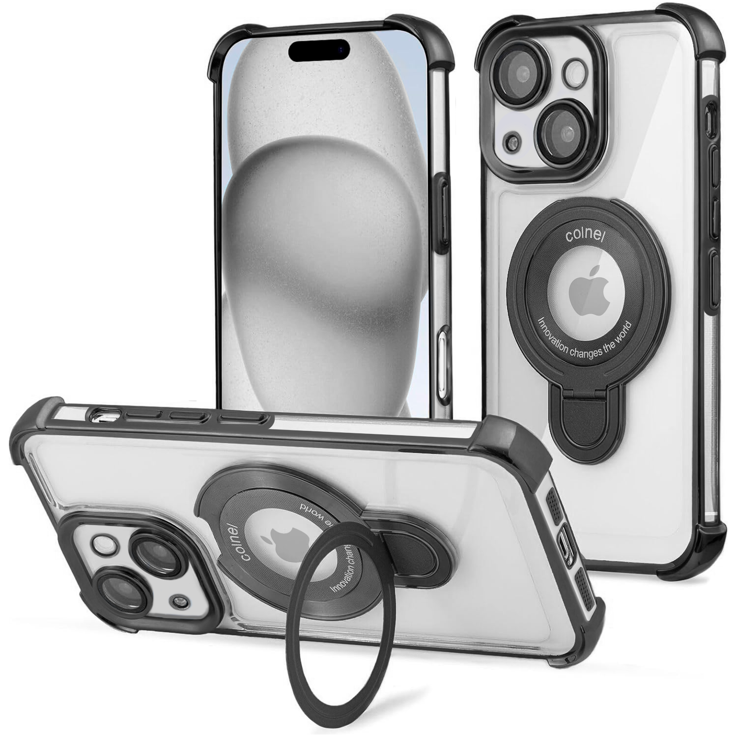 iPhone 15 Plus / 14 Plus - MS Shiny Ring Case