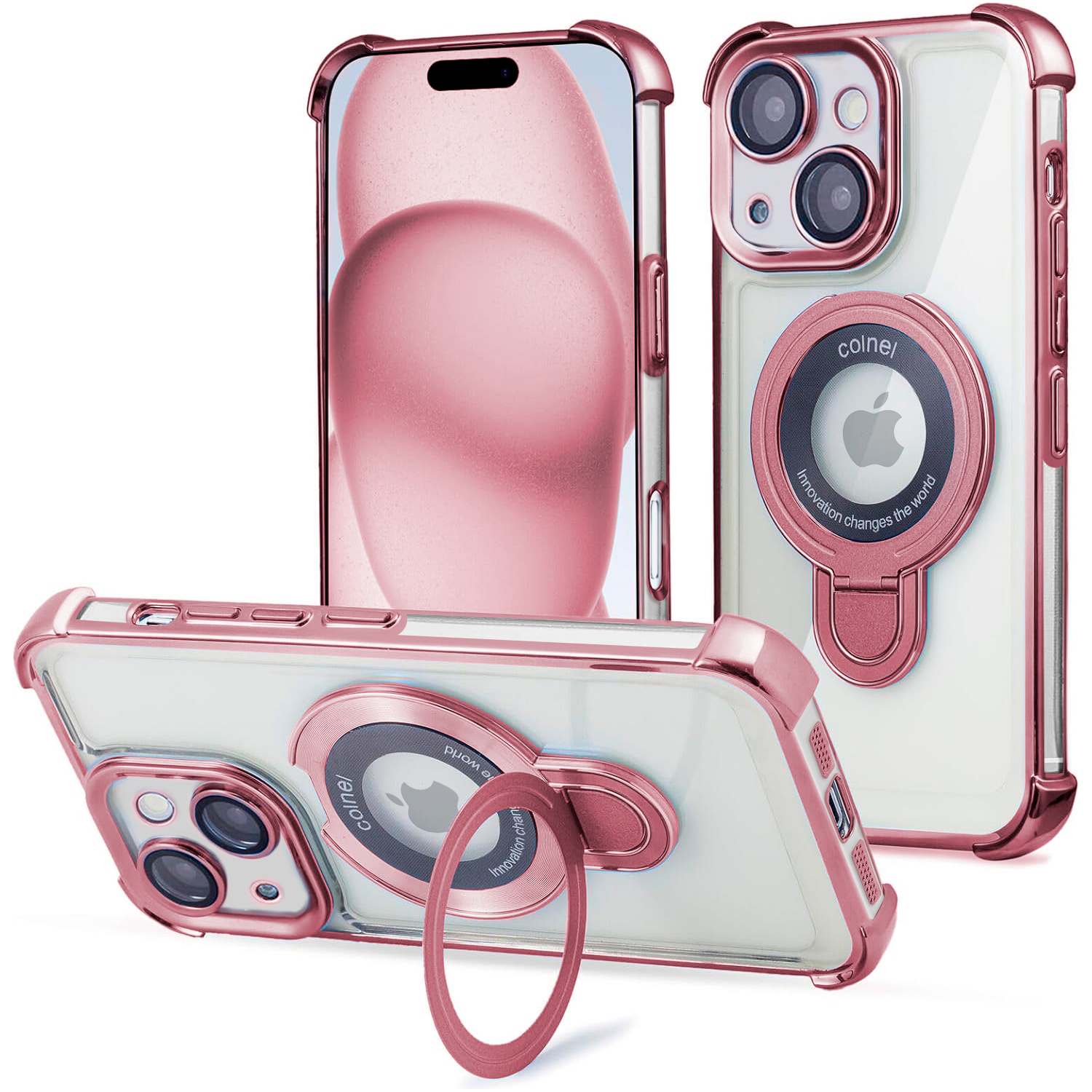 iPhone 15 Plus / 14 Plus - MS Shiny Ring Case