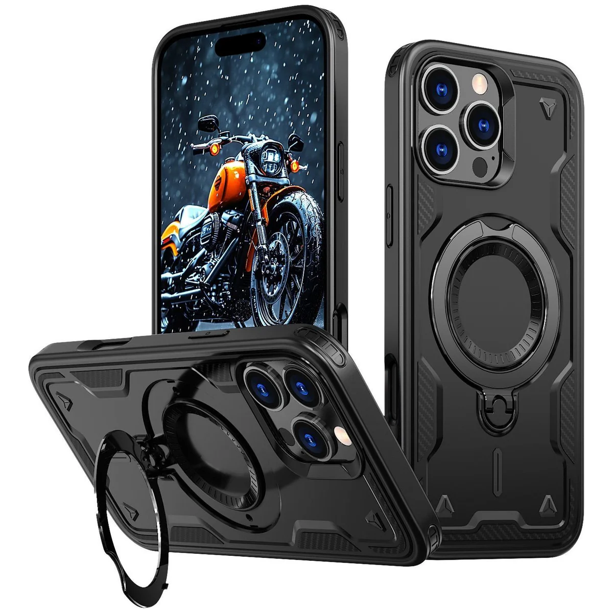 iPhone 16 Pro Max - MS Armor Ring Case